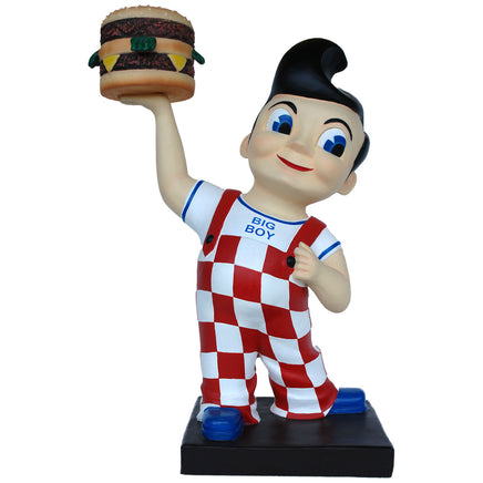 Large Boy Holding Hamburger Statue - LM Treasures 
