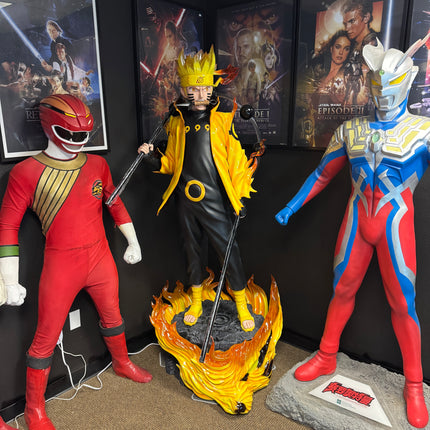 Anime Naruto Uzumaki Kurama Mode 1:1 Life Size Statue