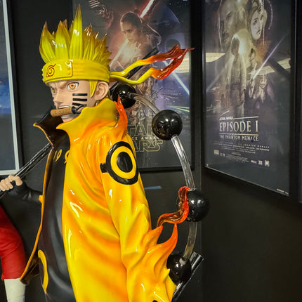 Anime Naruto Uzumaki Kurama Mode 1:1 Life Size Statue