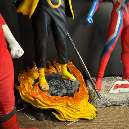 Anime Naruto Uzumaki Kurama Mode 1:1 Life Size Statue