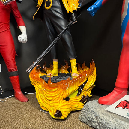 Anime Naruto Uzumaki Kurama Mode 1:1 Life Size Statue