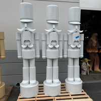 Pre-Owned Nordstrom White Nutcracker Life Size Statue