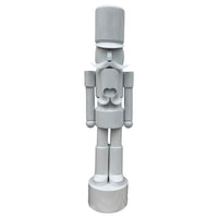 Pre-Owned Nordstrom White Nutcracker Life Size Statue