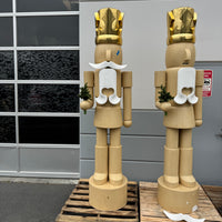 Pre-Owned Nordstrom Wood Nutcracker Life Size Statue