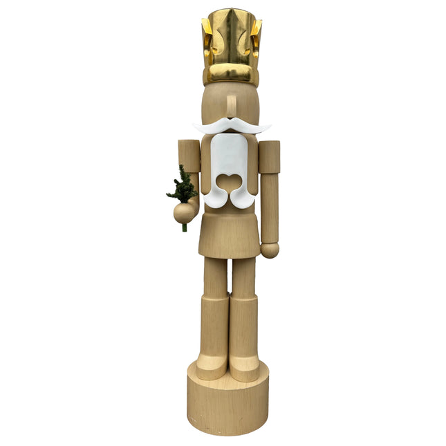 Pre-Owned Nordstrom Wood Nutcracker Life Size Statue LM Treasures - P