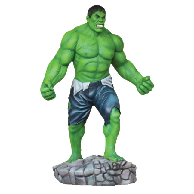 Angry Green Man Standing Superhero Life Size Statue LM Treasures - A