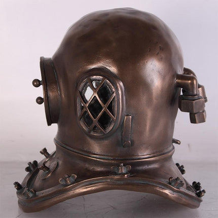 Diver Helmet Table Top Statue