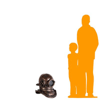 Diver Helmet Table Top Statue