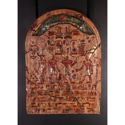 Egyptian Hieroglyphic Plaque Life Size Statue - LM Treasures 