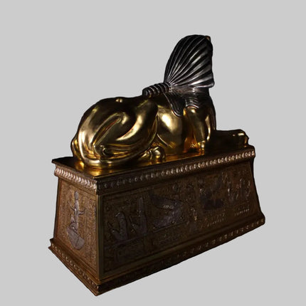 Egyptian Sphinx on Base Life Size Statue LM Treasures - H