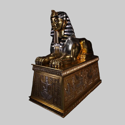 Egyptian Sphinx on Base Life Size Statue LM Treasures - H