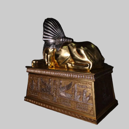 Egyptian Sphinx on Base Life Size Statue LM Treasures - H