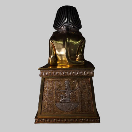 Egyptian Sphinx on Base Life Size Statue LM Treasures - H