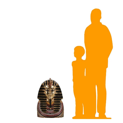 Egyptian Bust King Tut Life Size Statue LM Treasures - H