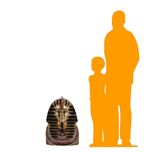 Egyptian Bust King Tut Life Size Statue