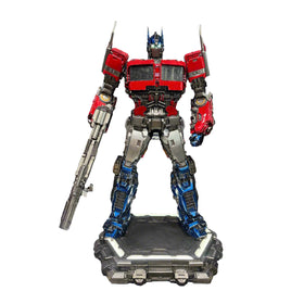 Blue & Red Robot Life Size Statue