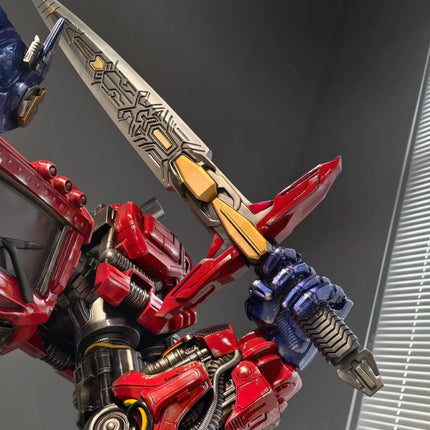 Optimus Prime on Rock Base Life Size Statue LM Treasures - IS