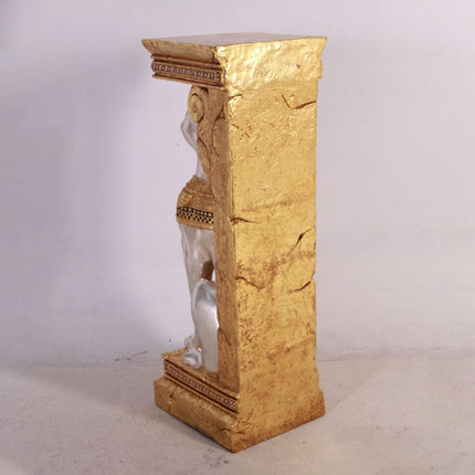 Egyptian Bastet Cat Pillar Life Size Statue - LM Treasures 