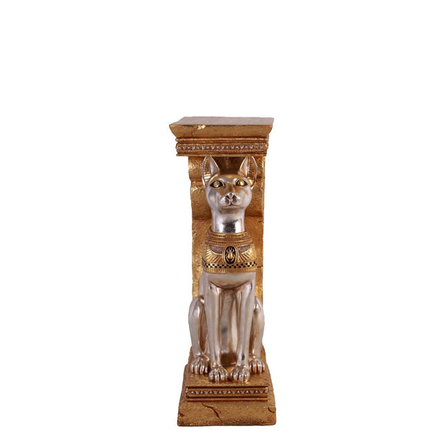Egyptian Bastet Cat Pillar Life Size Statue - LM Treasures 