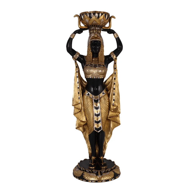 Egyptian Plant Holder Female Life Size Statue LM Treasures - H