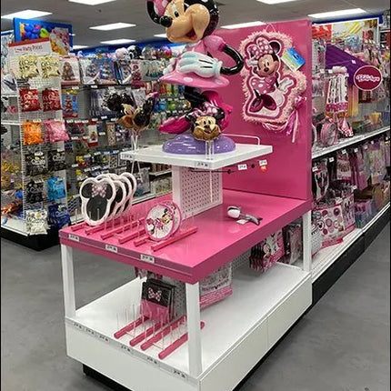 Mickey & Minnie Mouse Life Size Statues Pre-Owned Party City Display