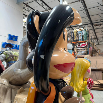 Paul Frank Julius the Monkey with Giraffe Life Size Statue LM Treasures - P
