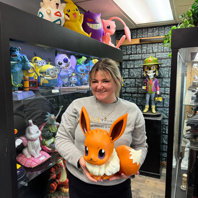 Pokemon Eevee Table Top Statue LM Treasures - HA