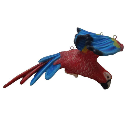 Flying Macaw Parrot Life Size Statue - LM Treasures 