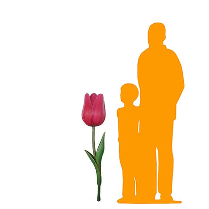 Tulip Over Sized Flower Statue LM Treasures - PT