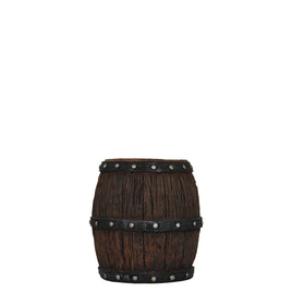 Small Rustic Barrel Statue - LM Treasures 