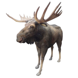 Moose Life Size Statue - LM Treasures 