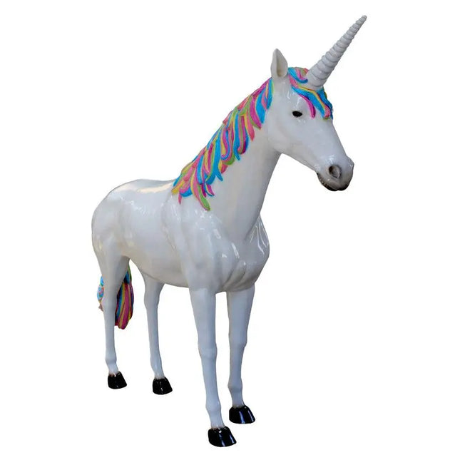 Rainbow Unicorn Life Size Statue LM Treasures - PT