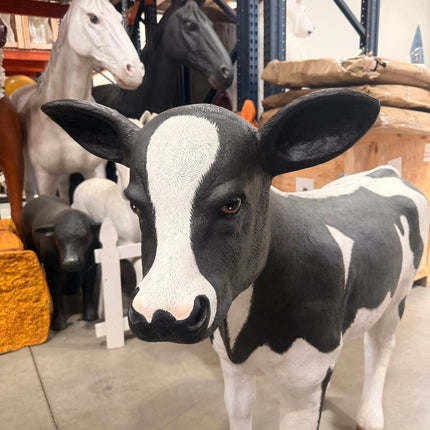 Large Baby Holstein Cow Calf Statue LM Treasures - PT
