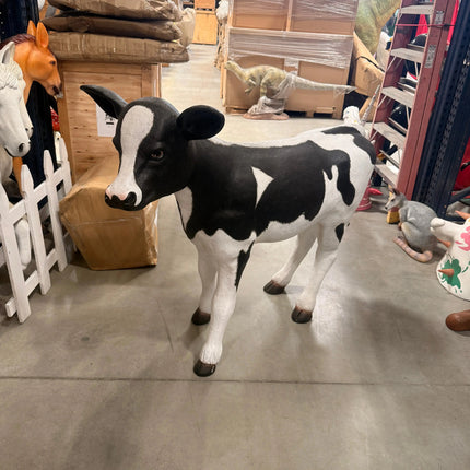 Large Baby Holstein Cow Calf Statue LM Treasures - PT