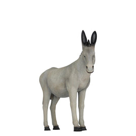 Gray Donkey Life Size Statue - LM Treasures 