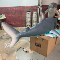 Large Great White Shark Statue - LM Treasures 