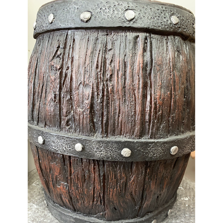 Small Rustic Barrel Statue - LM Treasures 