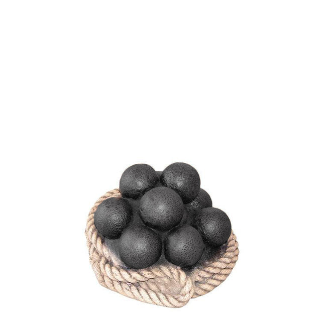 Cannon Balls And Rope Life Size Statue