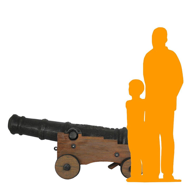 Pirate Cannon Life Size Statue - LM Treasures 