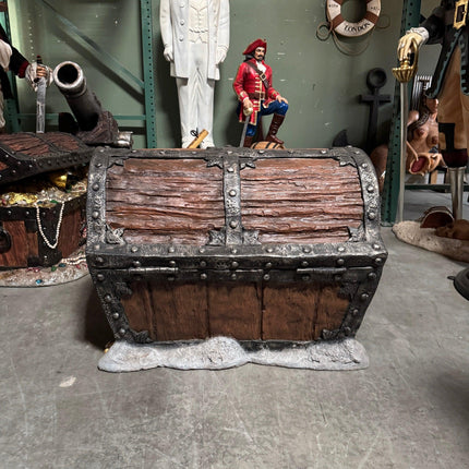 Big Treasure Chest Life Size Statue