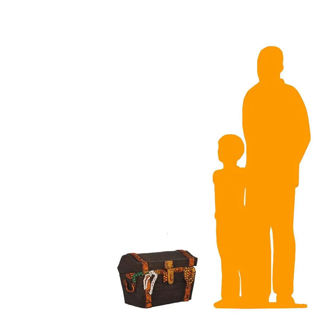 Small Treasure Chest Life Size Statue LM Treasures - PT