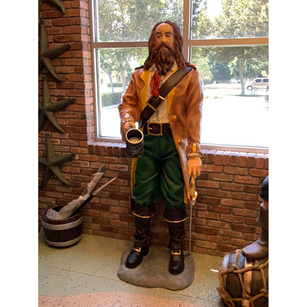 Pirate Captain Enrico Life Size Statue - LM Treasures 