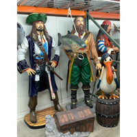 Pirate Captain Jack Life Size Statue - LM Treasures 