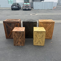 Small Resin Crate Statue