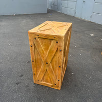 Big Resin Crate Statue