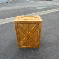 Big Resin Crate Statue