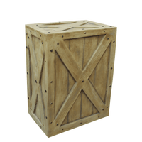 Big Resin Crate Statue - LM Treasures 