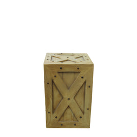 Small Resin Crate Statue - LM Treasures 