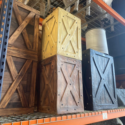 Brown Small Resin Crate