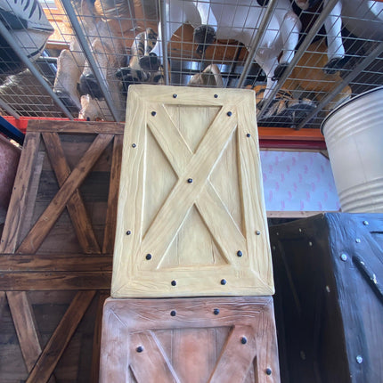 Small Resin Crate Statue